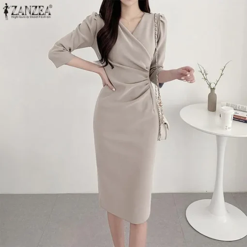 ZANZEA Elegant Summer Sundress - Image 10