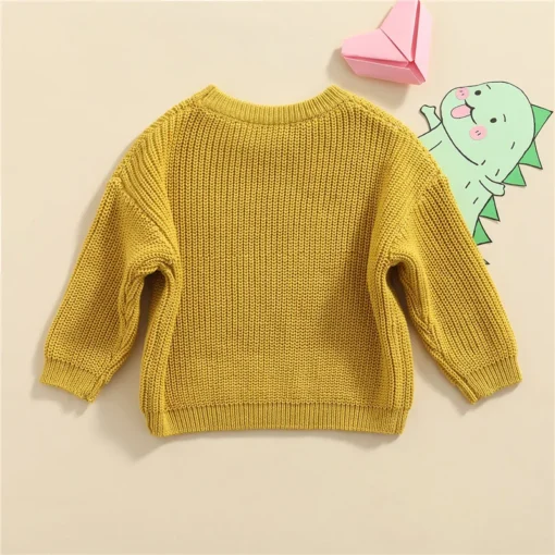 Suefunskry Newborn Baby Knitted Long Sleeve Autumn Winter Sweater - Image 99