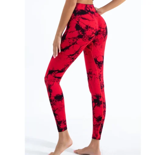 Women's Tie-Dye Yoga Pants - Image 5