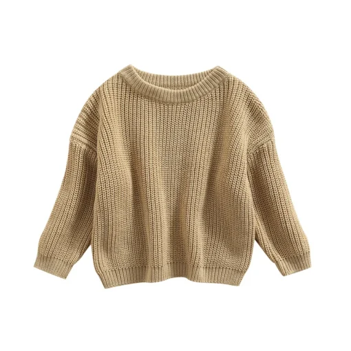 Suefunskry Newborn Baby Knitted Long Sleeve Autumn Winter Sweater - Image 9
