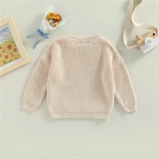 Suefunskry Newborn Baby Knitted Long Sleeve Autumn Winter Sweater - Image 77