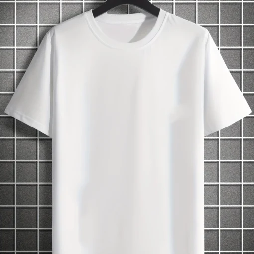 Summer Loose Size 100% Cotton Rose Print T-Shirt - Image 8