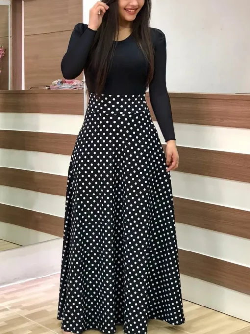 Flower Print Short Sleeved Dress - Image 20