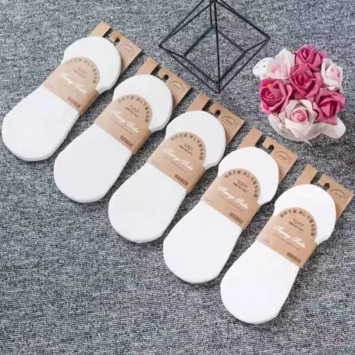 5 Pairs Invisible Boat Socks - Image 13