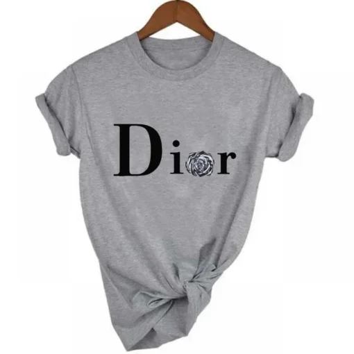 Letter Printed Short Sleeved Shirt - Image 4