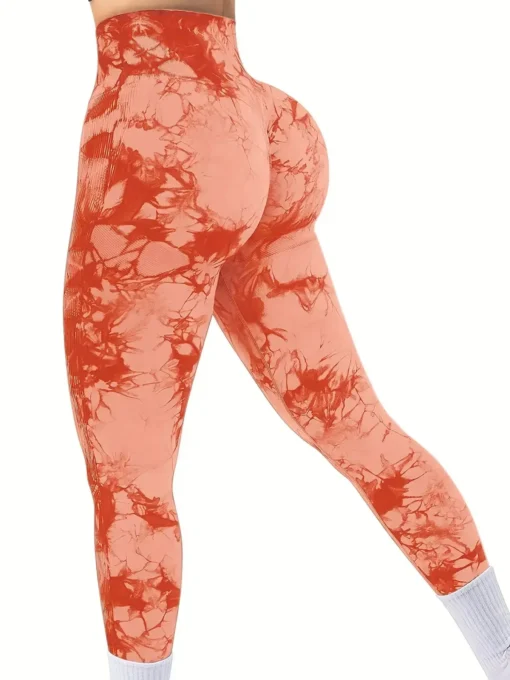 Women's Tie-Dye Yoga Pants - Image 11
