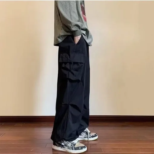 2025 Overalls Multi-Pocket American Hiphop Pants - Image 4