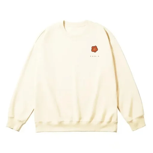 Flowers Cotton Hoodie - Image 8