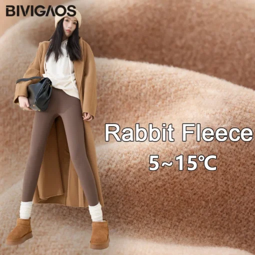 BIVIGAOS High Waist Fleece Leggings - Image 17