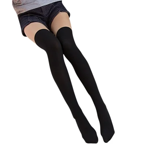 Thigh High Striped Socks - Image 6