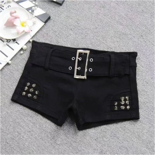 Y2k Low Rise Jean Shorts - Image 8