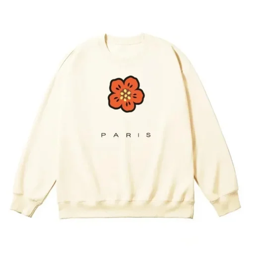 Flowers Cotton Hoodie - Image 7