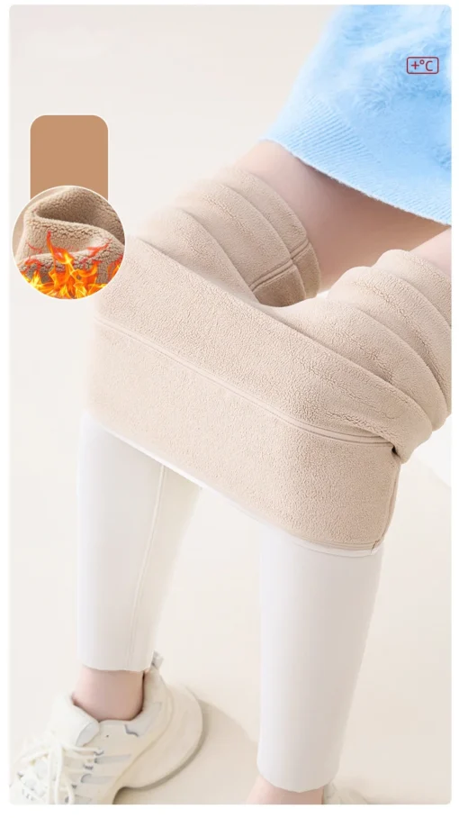 BIVIGAOS High Waist Fleece Leggings - Image 50