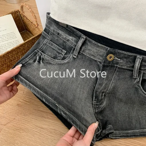 Y2k Low Rise Jean Shorts - Image 18