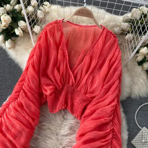 Sexy Chiffon Blouse - Image 22