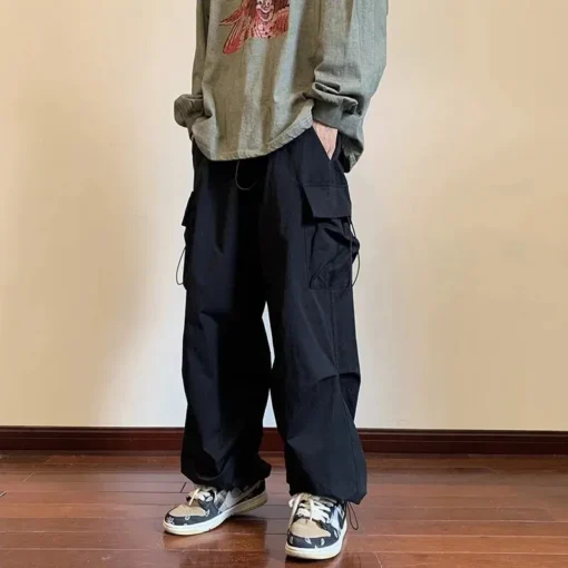 2025 Overalls Multi-Pocket American Hiphop Pants - Image 6