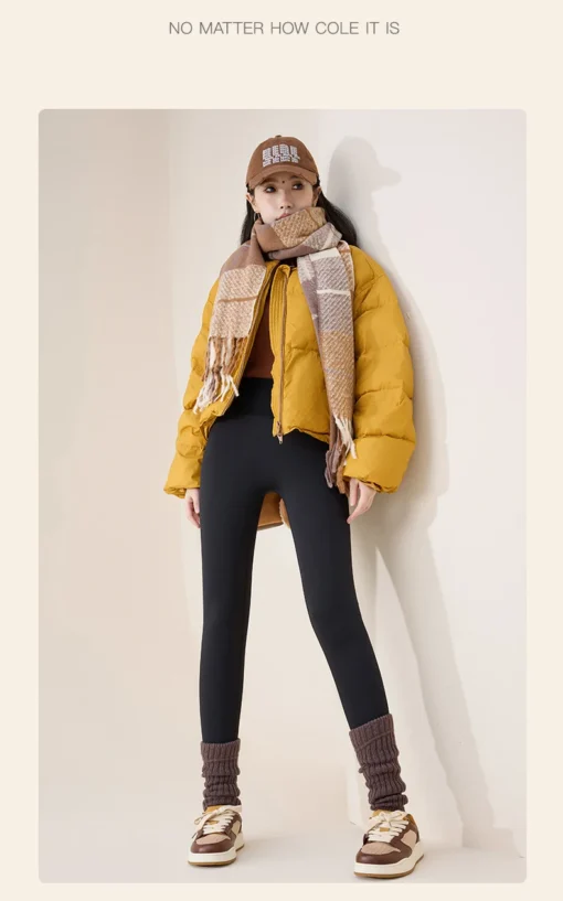 BIVIGAOS High Waist Fleece Leggings - Image 26