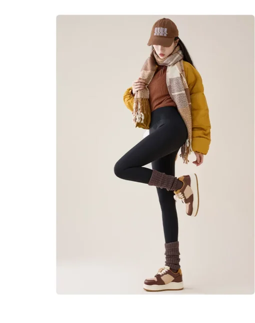 BIVIGAOS High Waist Fleece Leggings - Image 29