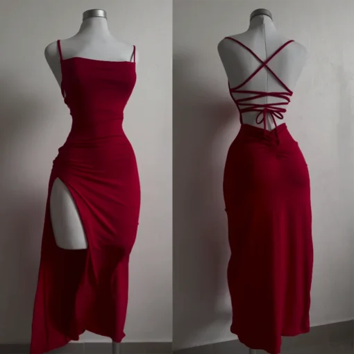 Halter Strap Spice Girl Dress - Image 7