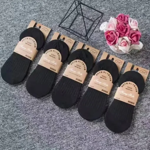5 Pairs Invisible Boat Socks - Image 15