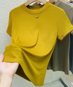 Crew Neck Fashion T Shirt