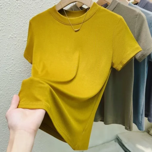 Crew Neck Fashion T Shirt