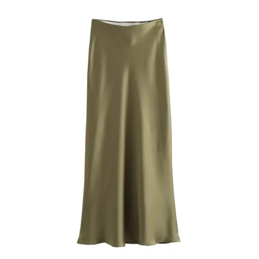 TRAF Satin High Waist Skirt - Image 6