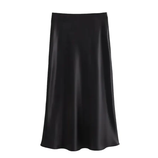 TRAF Satin High Waist Skirt - Image 4