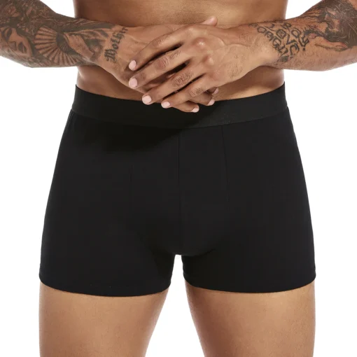 6pcs pack Black Boxer Shorts - Image 3