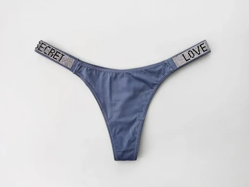 Shiny Rhinestone Thong - Image 24
