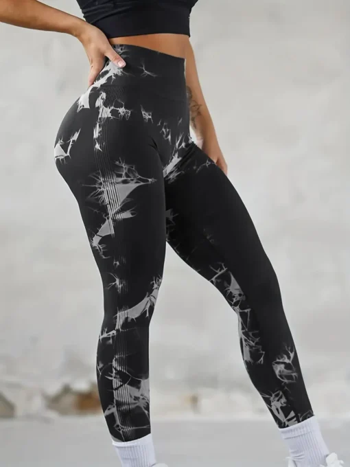 Women's Tie-Dye Yoga Pants - Image 18