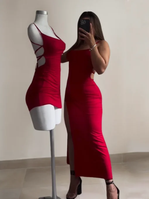 Halter Strap Spice Girl Dress - Image 16