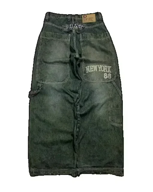 Skull Embroidered Jeans - Image 13