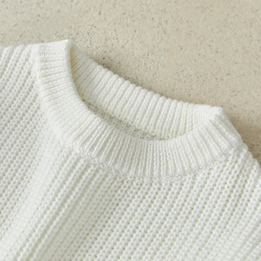 Suefunskry Newborn Baby Knitted Long Sleeve Autumn Winter Sweater - Image 35