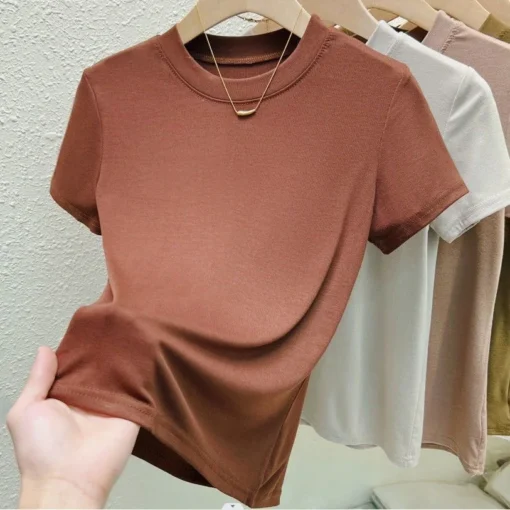 Crew Neck Fashion T Shirt - Image 6