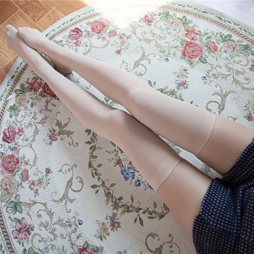 Thigh High Striped Socks - Image 7