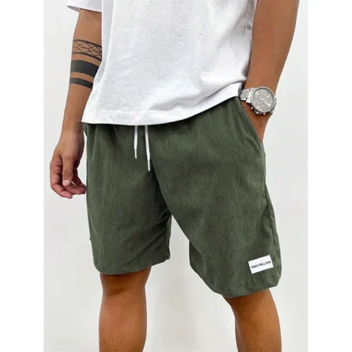 Summer Men Corduroy Sweatpants - Image 7
