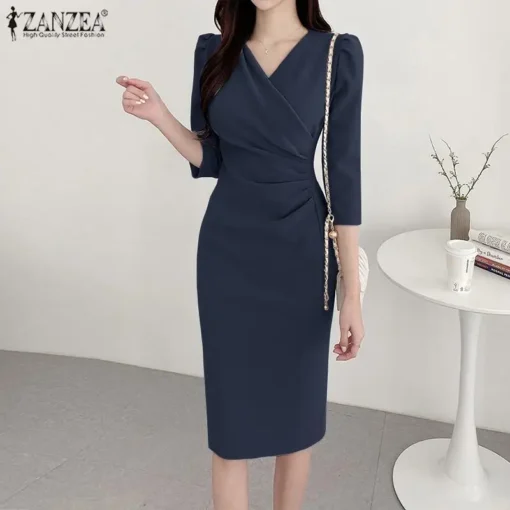 ZANZEA Elegant Summer Sundress - Image 12