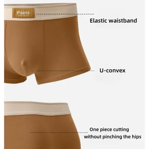 3pcs Men Cotton Boxer Shorts - Image 19