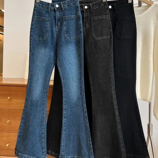 High Waist Flare Jeans