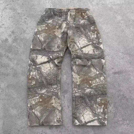 Harajuku vintage Camouflage Pattern Baggy Casual Sweatpants - Image 2