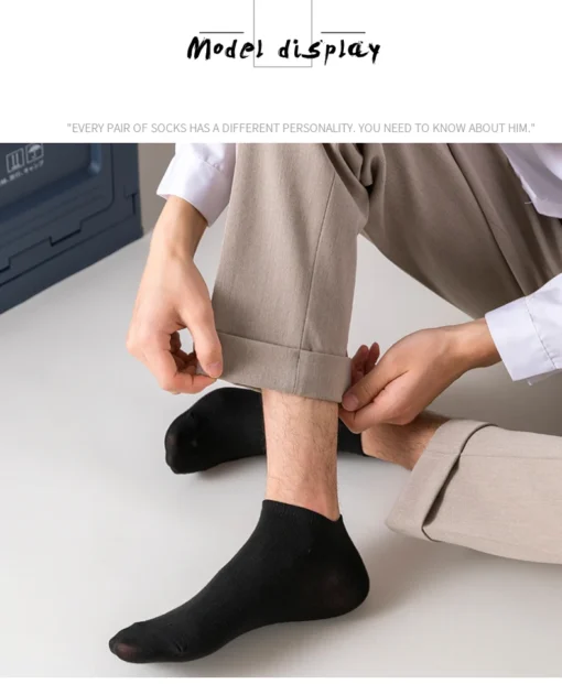 Unisex 40/20/10 Pairs of Solid Color Socks - Image 15