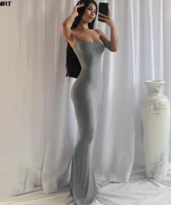 Satin Slip Maxi Dress