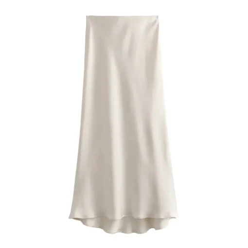TRAF Satin High Waist Skirt - Image 7