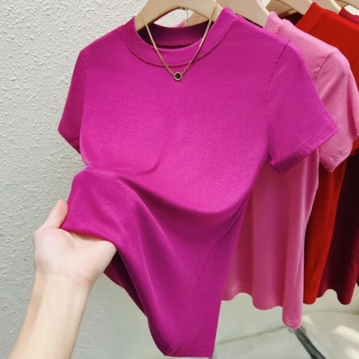 Crew Neck Fashion T Shirt - Image 7