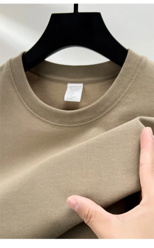pure cotton summer high-end men's short sleeve T-shirt - Image 33