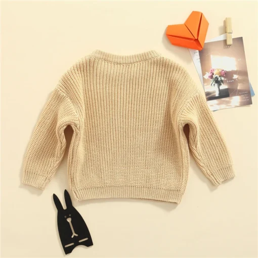 Suefunskry Newborn Baby Knitted Long Sleeve Autumn Winter Sweater - Image 109