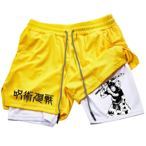Anime Performance Shorts Toji Printed - Image 23
