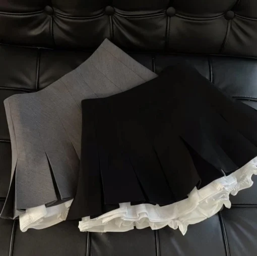 Mooyufon Ruffles Mini Skirt - Image 8