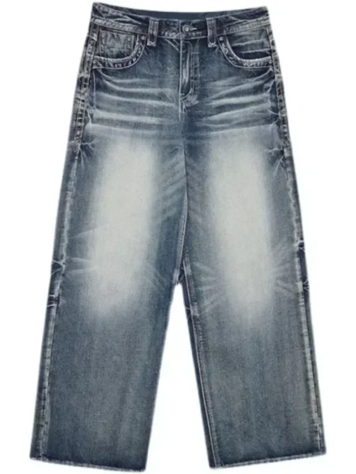 HOUZHOU Vintage Baggy Jeans - Image 5